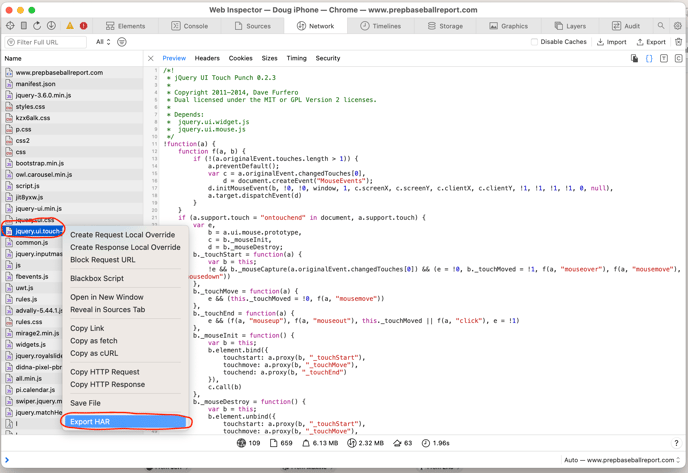 HAR Report.DevTools.Safari.3.WebInspector