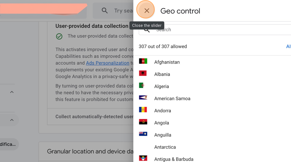 GEO Listing without Client URL