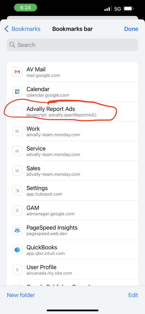Reporting Tool Mobile Step 3
